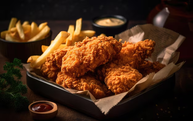 Crispy full broast chicken — today's special